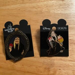 Snow White witch pins from Walt Disney World.